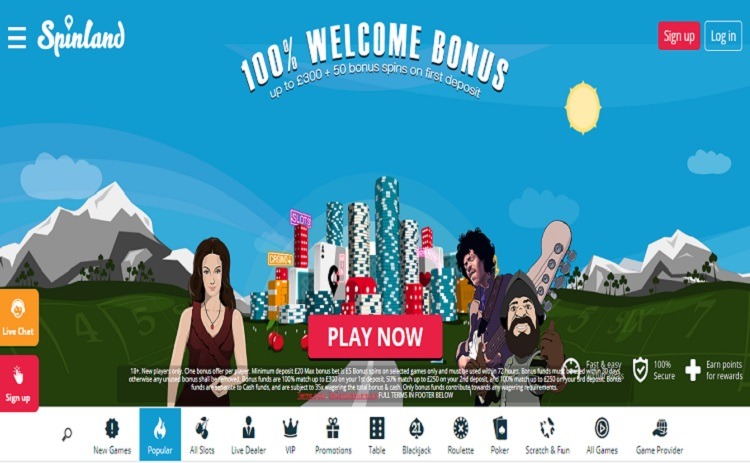Spinland Sister Sites + Similar Casinos