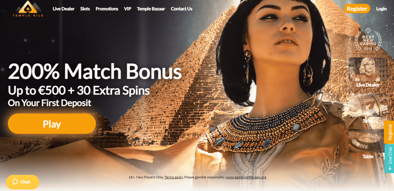 Temple Nile Sister Sites + Similar Casinos