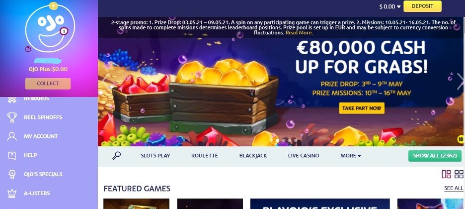 PlayOJO Sister Sites + Reviews