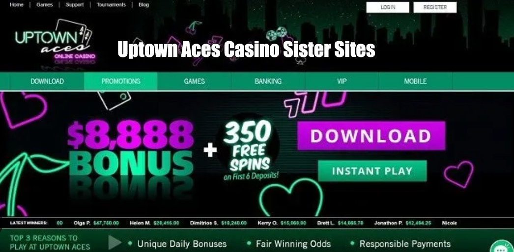 Uptown Aces Casino Sister Sites + Similar Casinos